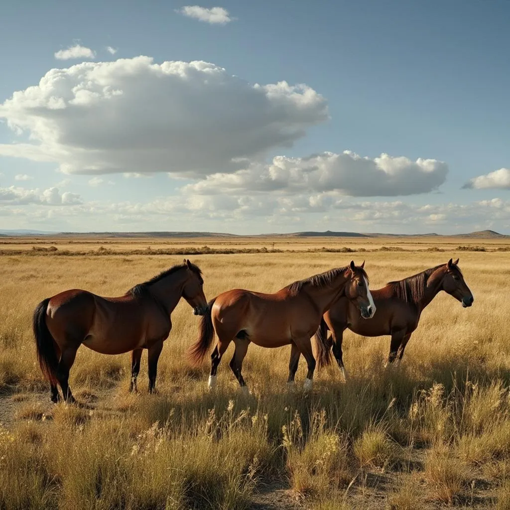 Cabalgata en las Pampas